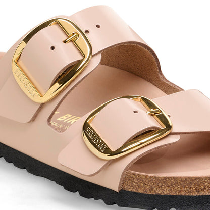 1026553 Birki Arizona Big Buckle High Shine New Beige