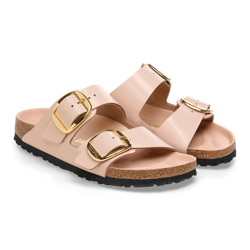 1026553 Birki Arizona Big Buckle High Shine New Beige