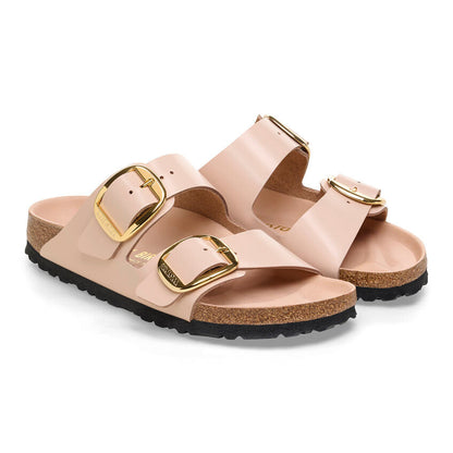 1026553 Birki Arizona Big Buckle High Shine New Beige