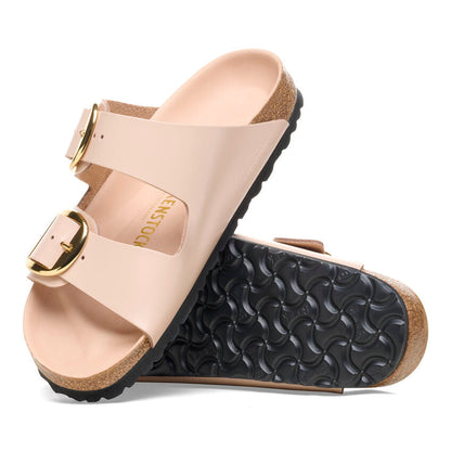 1026553 Birki Arizona Big Buckle High Shine New Beige