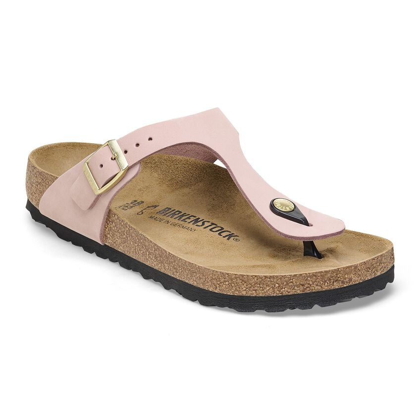 1026518 Birki Gizeh Nubuck Leather Soft Pink