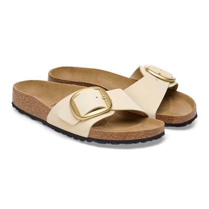 1026604 Birki Madrid Big Buckle Nubuck Leather Ecru