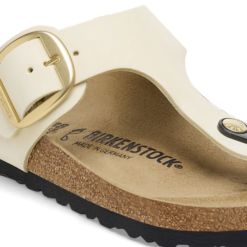 1026580 Birki Gizeh Big Buckle Ecru