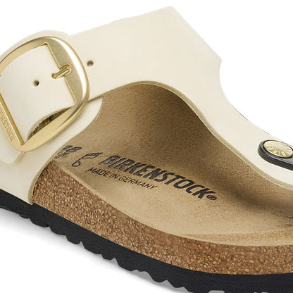 1026580 Birki Gizeh Big Buckle Ecru