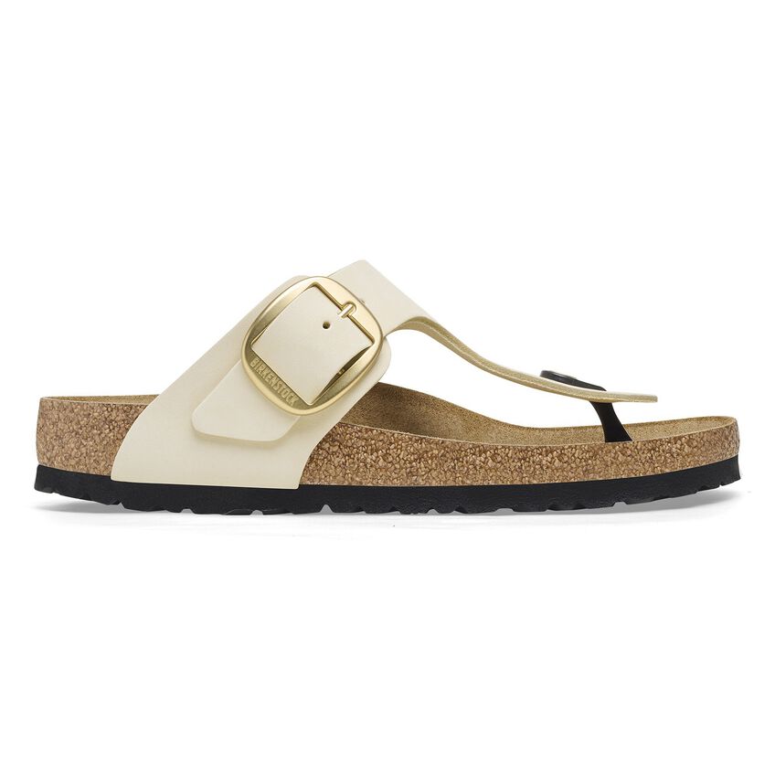 1026580 Birki Gizeh Big Buckle Ecru