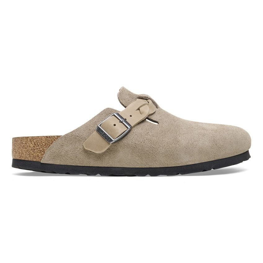 1026694 Birki Boston Braided Taupe Suede