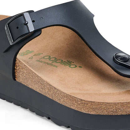 1027367 Birki Gizeh Flex Platform Birko-Flor Black