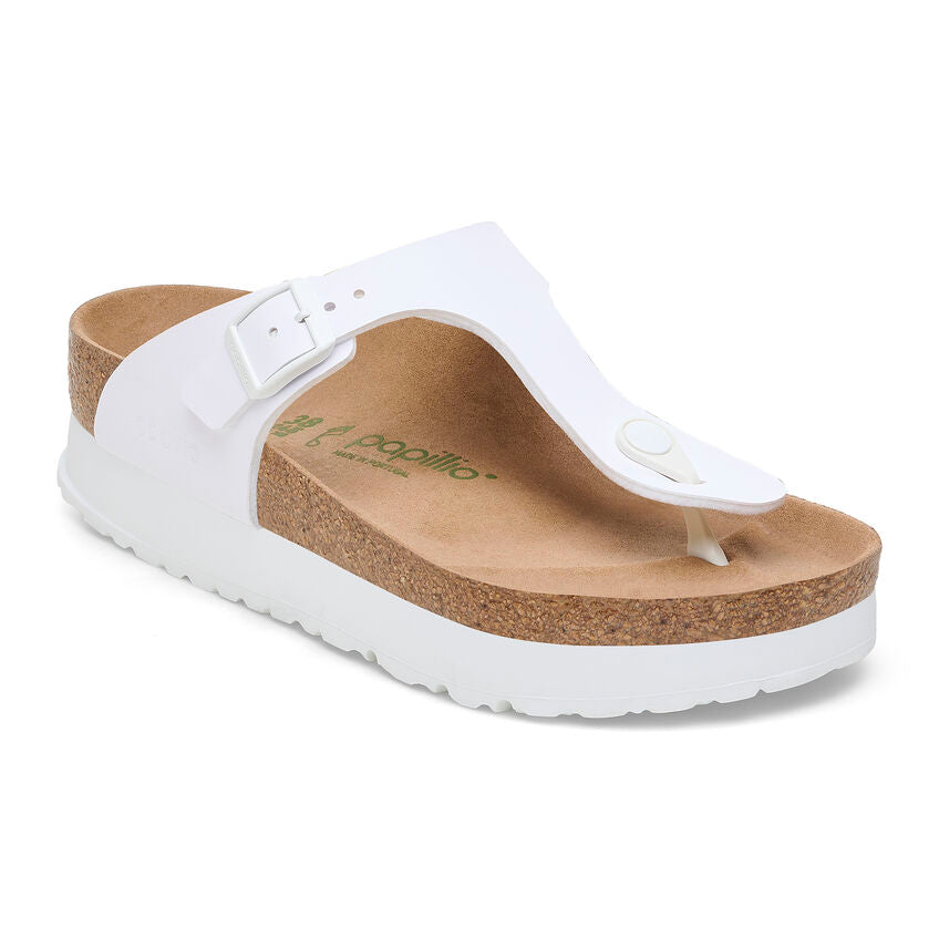 1027396 Birki Gizeh Flex Platform White