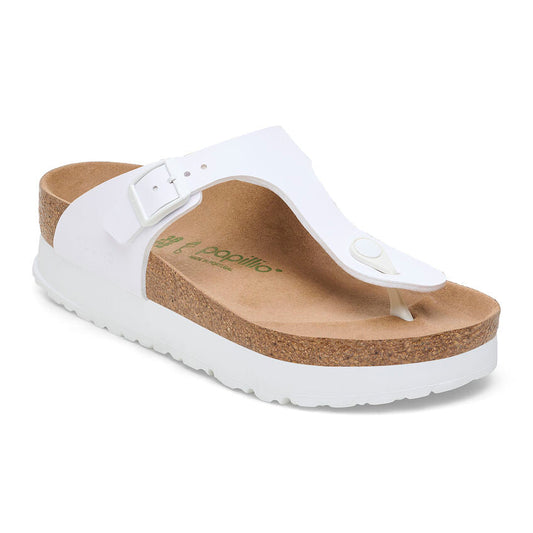 1027396 Birki Gizeh Flex Platform White