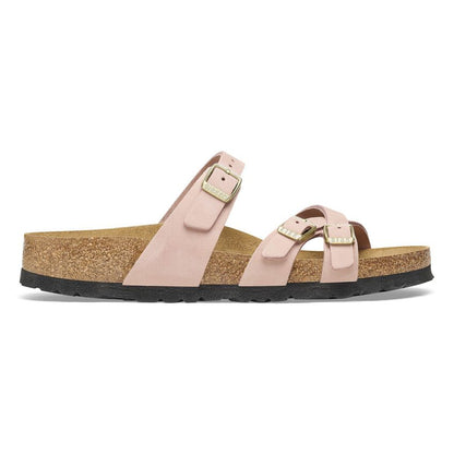 1027655 Birki Franca Nubuck Leather Soft Footbed Soft Pink