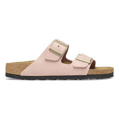 1027651 Birki Arizona Nubuck Leather Soft Pink Soft Footbed