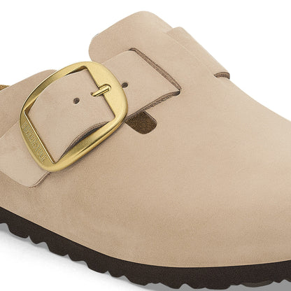 1028052 Boston Big Buckle Nubuck Leather Sandcastle