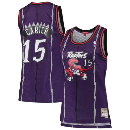 Vince Carter Toronto Raptors Mitchell &amp;amp; Ness Women's 1998/99 Hardwood Classics Swingman Jersey - Purple