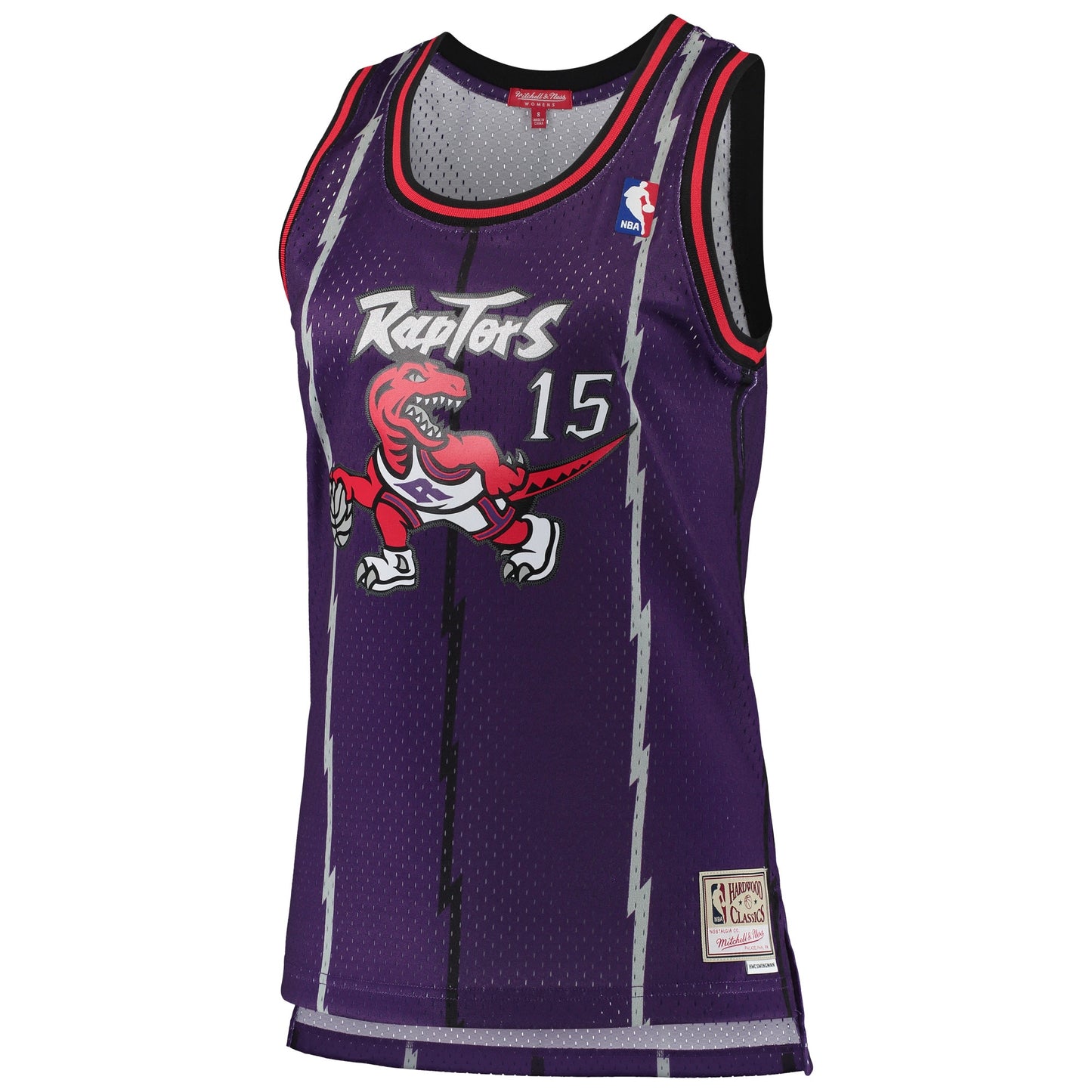 Vince Carter Toronto Raptors Mitchell &amp;amp; Ness Women's 1998/99 Hardwood Classics Swingman Jersey - Purple