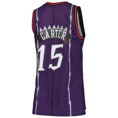 Vince Carter Toronto Raptors Mitchell &amp;amp; Ness Women's 1998/99 Hardwood Classics Swingman Jersey - Purple