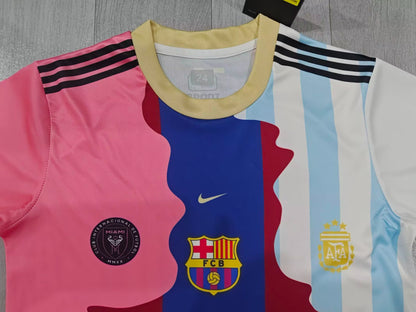 KIDS Lionel Messi Career Tribute Kit (Jersey & Shorts Set)