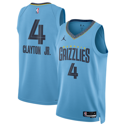 Walter Clayton Jr. Memphis Grizzlies Jordan Brand Unisex Swingman Jersey - Statement Edition - Light Blue