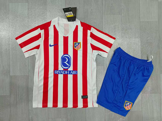 KIDS Atlético Madrid 2025/26 Home Stadium Kit (Replica)