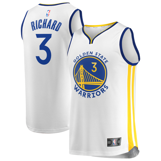 Will Richard Golden State Warriors Fanatics Fast Break Replica Jersey - White - Association Edition