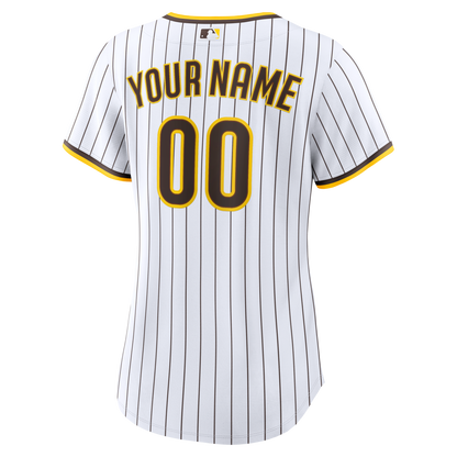 San Diego Padres Nike Women's Home Replica Custom Jersey - White