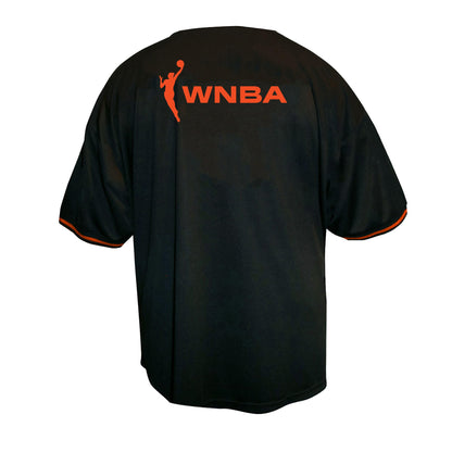 WNBA Fanatics Big &amp;amp; Tall Full-Button Fashion Jersey - Black