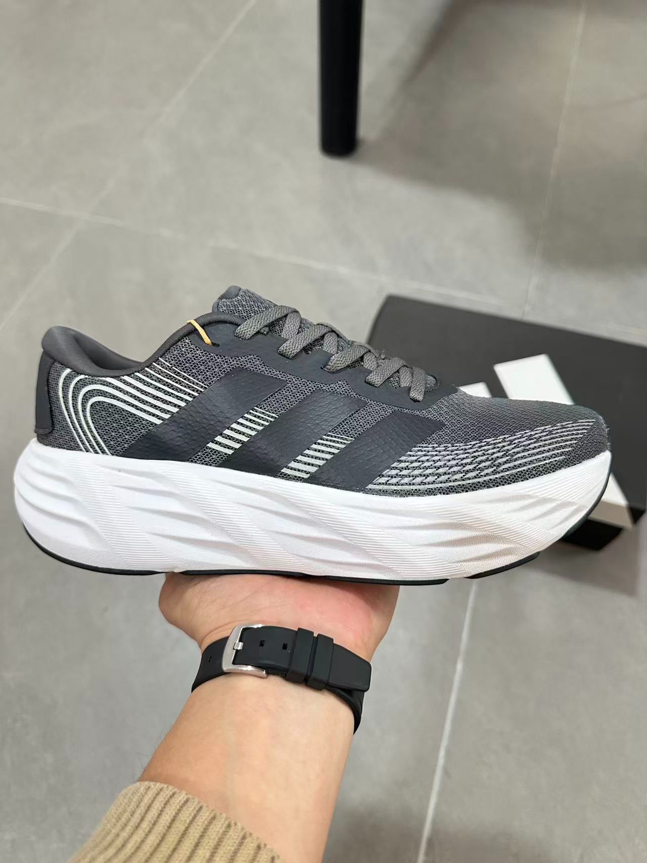 Adidas Galaxy 7 (Black / Grey / White colorway)