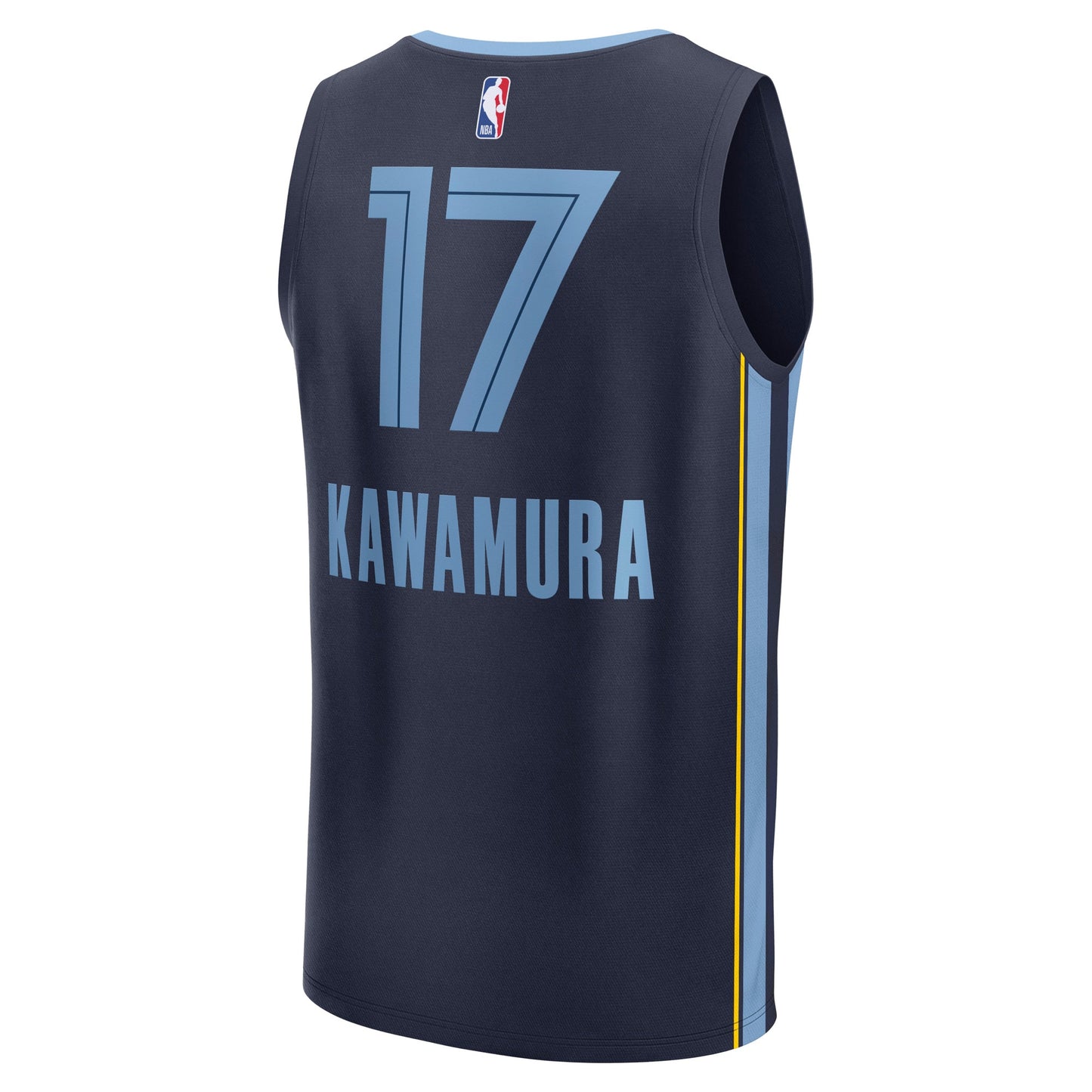 Yuki Kawamura Memphis Grizzlies Fanatics Fast Break Replica Player Jersey - Icon Edition - Navy