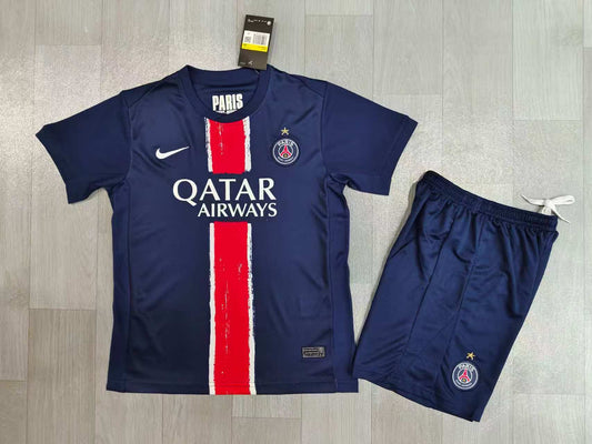 KIDS Paris Saint-Germain (PSG) 2024/25 Home Kids Football Kit (Jersey   Shorts)
