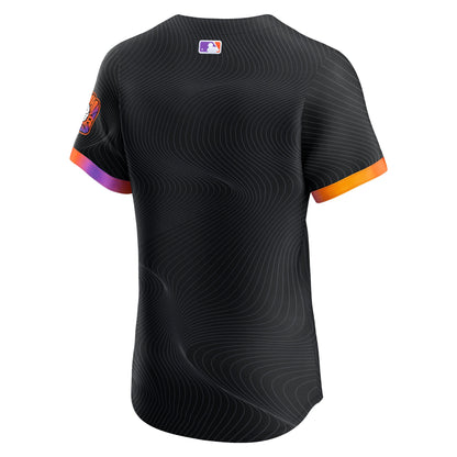 San Francisco Giants Nike 2025 City Connect Elite Jersey - Anthracite
