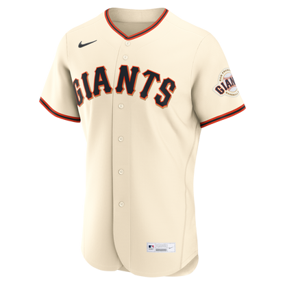 San Francisco Giants Nike Home Authentic Custom Jersey - Cream