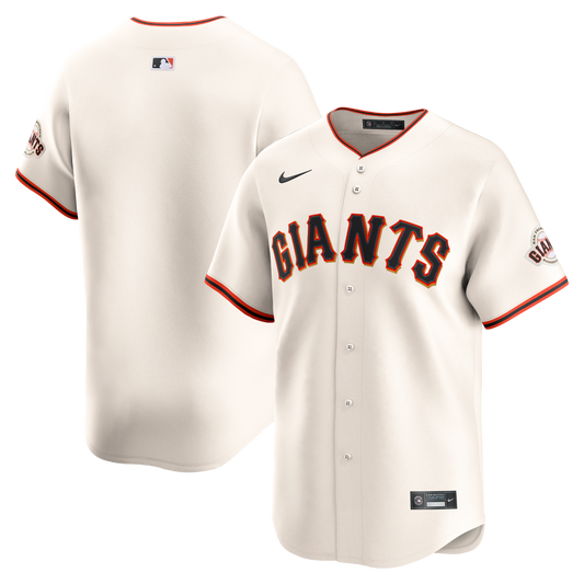 San Francisco Giants Nike Home Limited Jersey - Cream