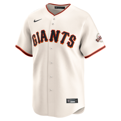 San Francisco Giants Nike Home Limited Jersey - Cream