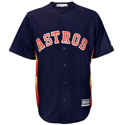Alex Bregman Houston Astros Big And Tall Cool Base Player Jersey - Navy