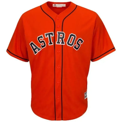 Houston Astros Official Cool Base Jersey - Orange