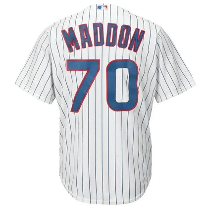 Joe Maddon Chicago Cubs Cool Base Player Jersey - White