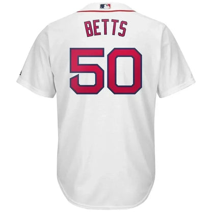 Mookie Betts Boston Red Sox Home Official Cool Base Player Jersey - White