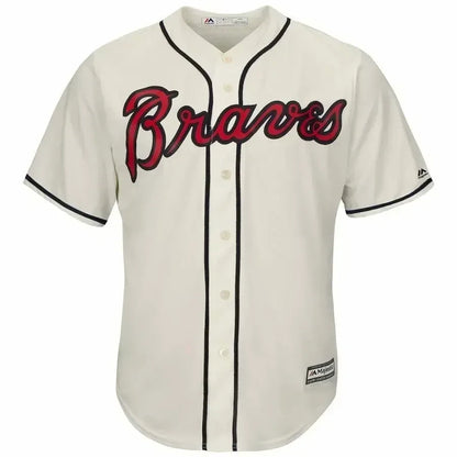 Freddie Freeman Atlanta Braves Official Cool Base Player Jersey - Cream