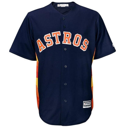 Jose Altuve Houston Astros Big And Tall Cool Base Player Jersey - Navy