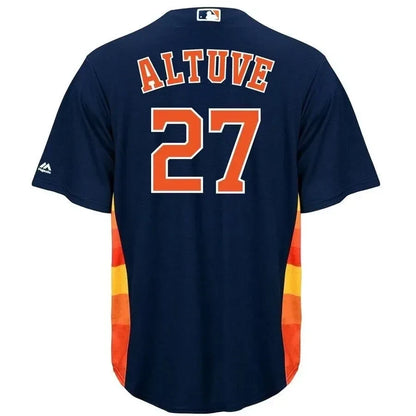 Jose Altuve Houston Astros Big And Tall Cool Base Player Jersey - Navy