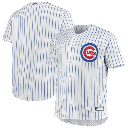 Men's White/Royal Chicago Cubs Big & Tall Home Team Jersey Jersey