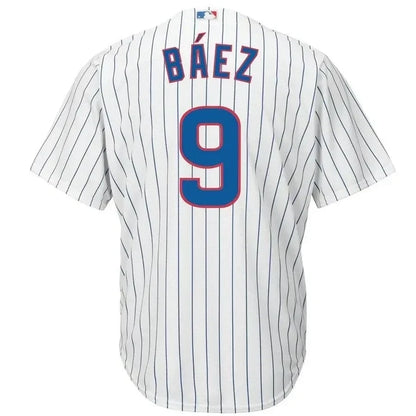Javier Baez Chicago Cubs Cool Base Player Jersey - White