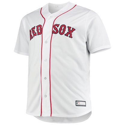 Men's White Boston Red Sox Big & Tall Home Team Jersey Jersey