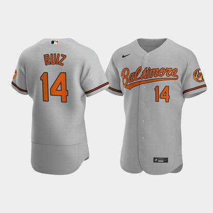 Rio Ruiz 14 Baltimore Orioles Gray Road Jersey Jersey