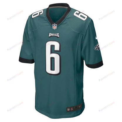DeVonta Smith 6 Philadelphia Eagles Player Game Jersey - Midnight Green