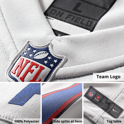 Charles Leno Jr. 72 Washington Commanders Away Game Player Jersey - White