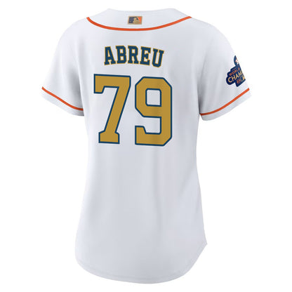 José Abreu 79 Houston Astros 2023 Women Jersey - White/Gold
