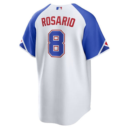 Eddie Rosario 8 Atlanta Braves 2023 City Connect Men Jersey - White