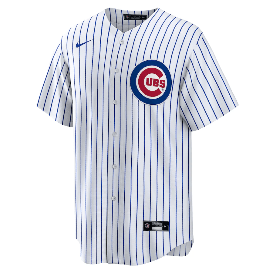 Chicago Cubs Home Blank Men Jersey - White