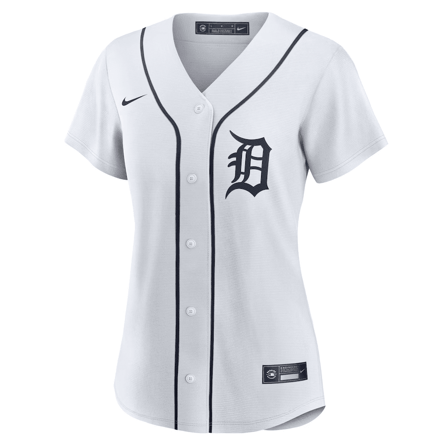 Detroit Tigers Women Home Jersey - White
