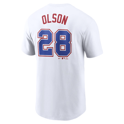 Matt Olson 28 Atlanta Braves 2023 City Connect T-Shirt - White